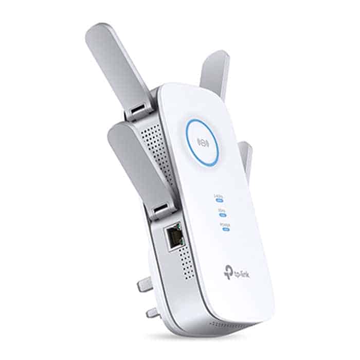 (image for) TPLINK RE650 Wi-Fi Dual Band Range Extender with 1 Gigabit Port